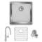Elkay Undermount Sink, Undermount Mount, Polished Satin Finish ECTRU17179TFCBC - alternate 1